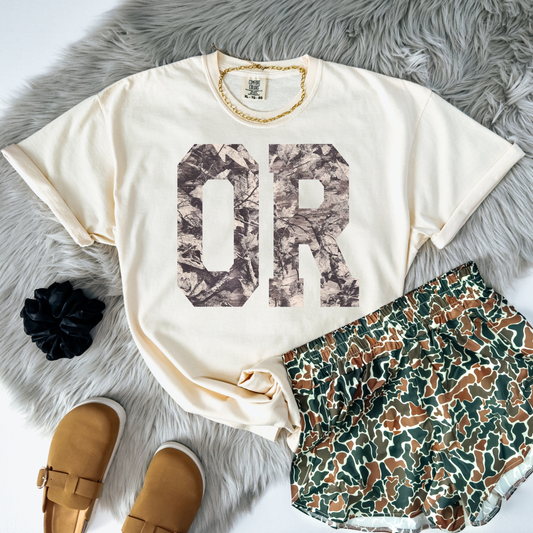 Camo Oregon DTF Transfer