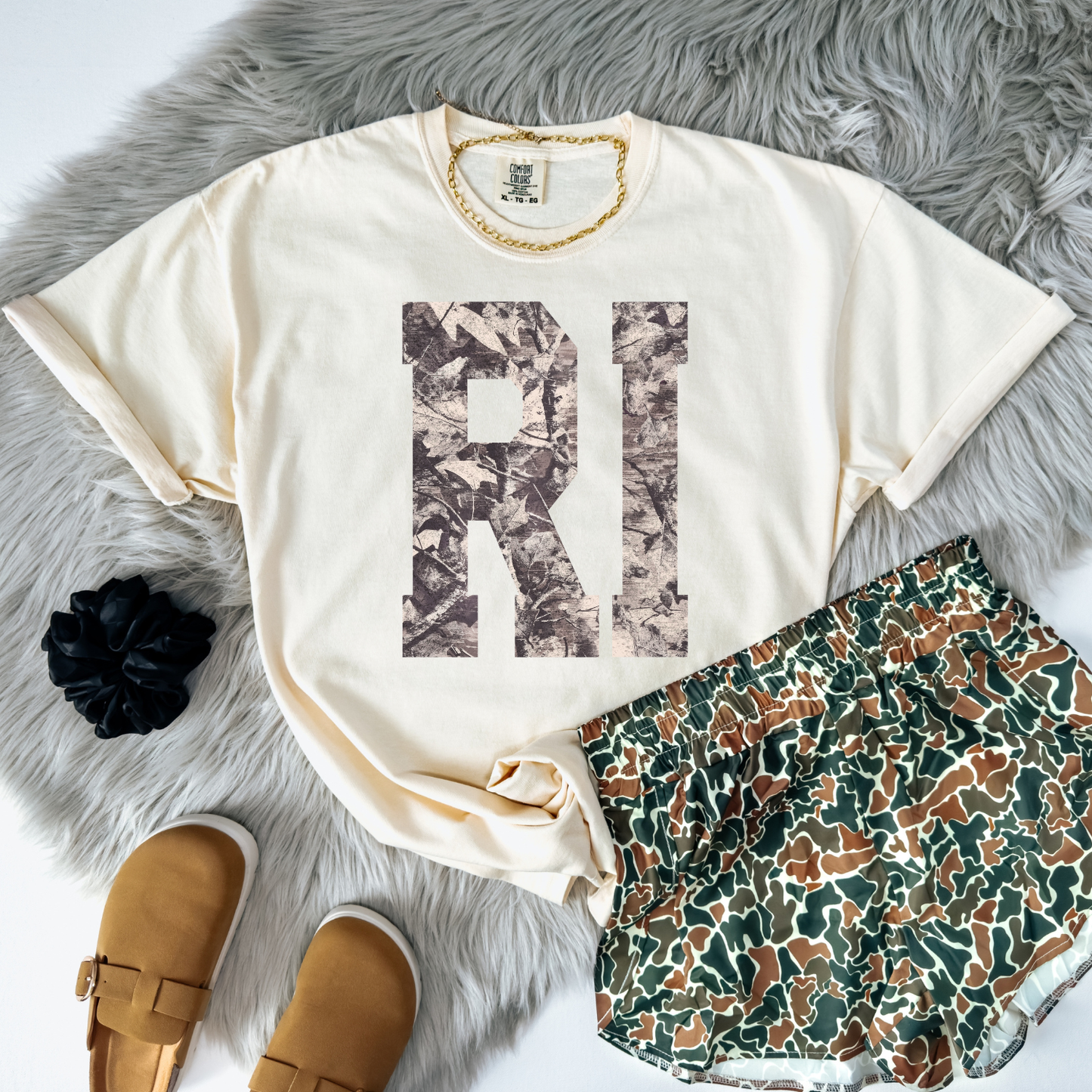 Camo Rhode Island DTF Transfer