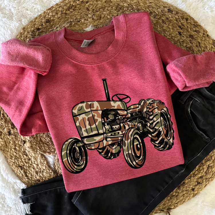 Camo Tractor DTF Transfer