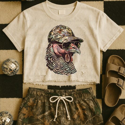 Camo Turkey DTF Transfer