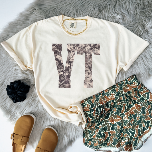 Camo Vermont DTF Transfer