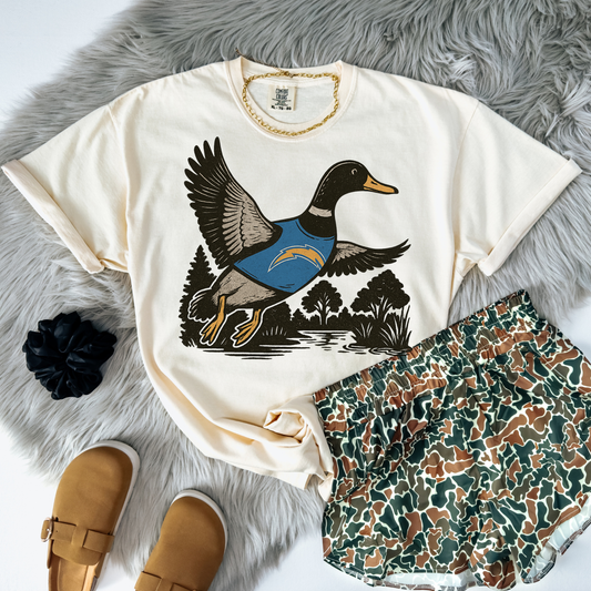 Mallard Game Day Chargers DTF Transfer