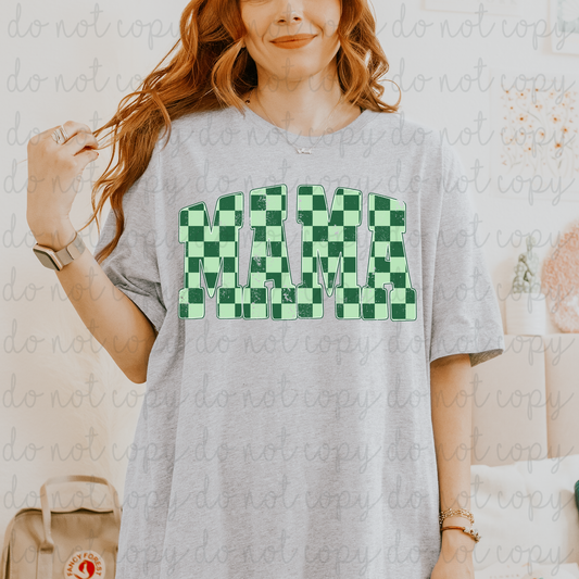 Checkered Mama DTF Transfer