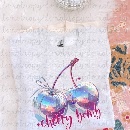 Cherry Bomb DTF Transfers