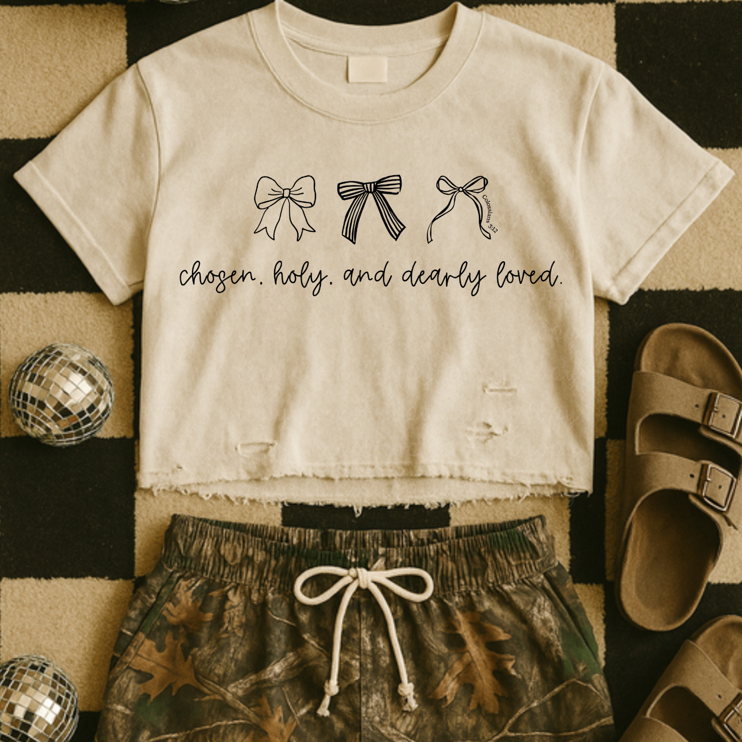 Chosen, Holy And Dearly Loved DTF Transfer