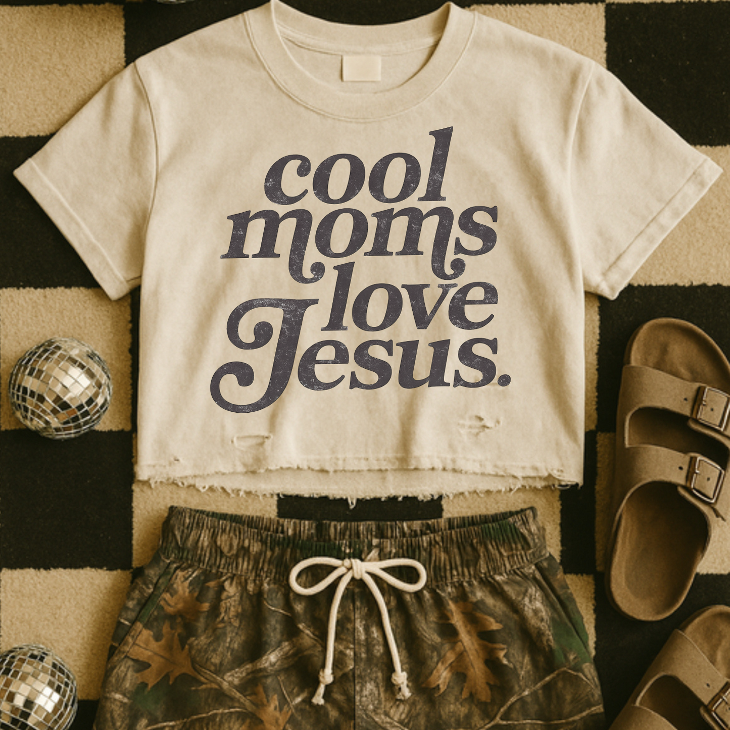 Cool Moms Love Jesus DTF Transfer