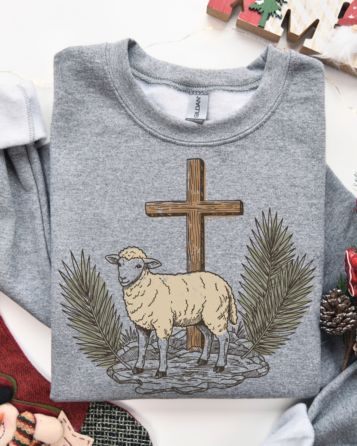 Christian Sheep DTF Transfer