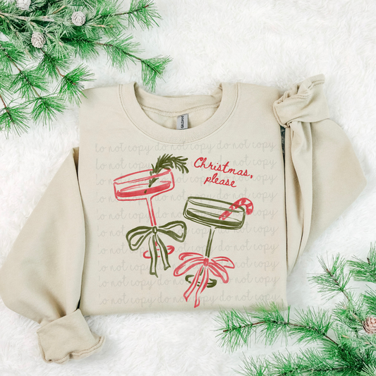 Christmas, Please DTF Transfer