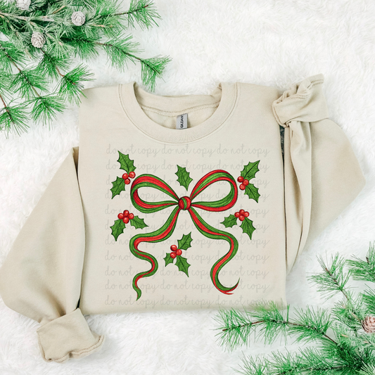 Christmas Coquette DTF Transfer