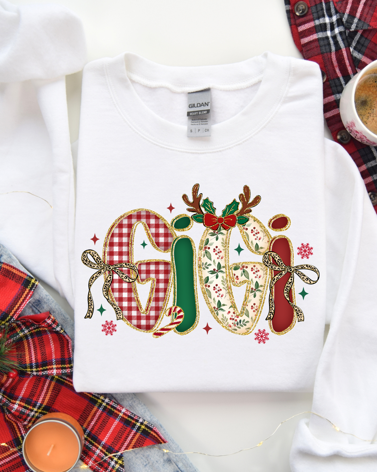 Christmas Gigi DTF Transfer