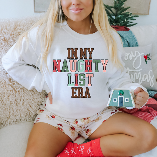 In My Naughty List Era DTF Transfer