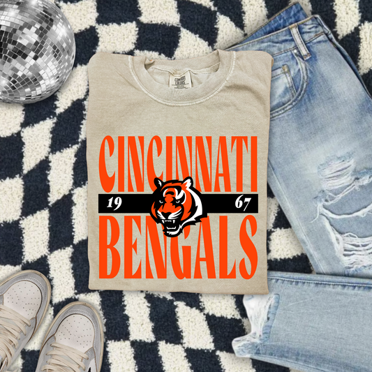 Cincinnati Bengals Score DTF Transfer