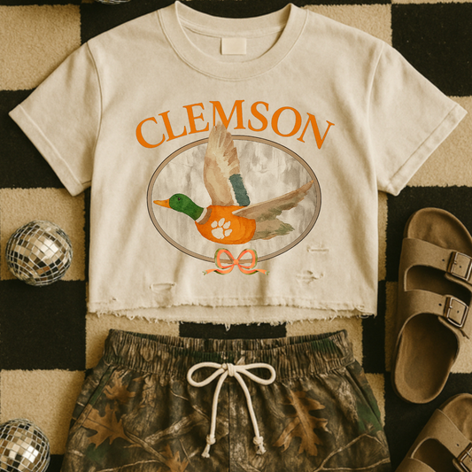 Clemson Game Day Mallard DTF Transfer