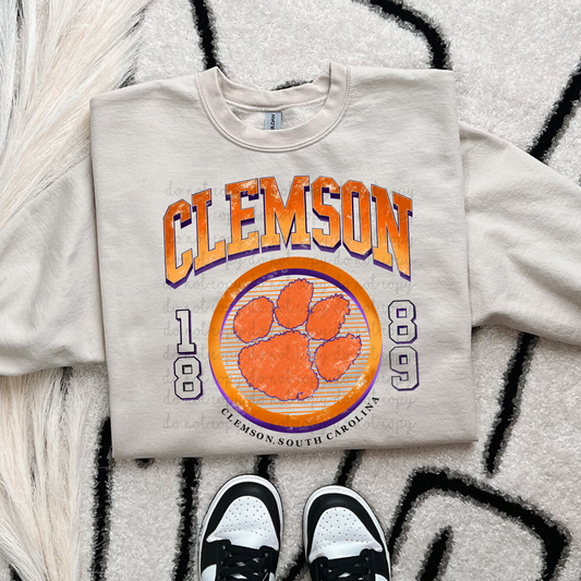Clemson South Carolina DTF Transfer