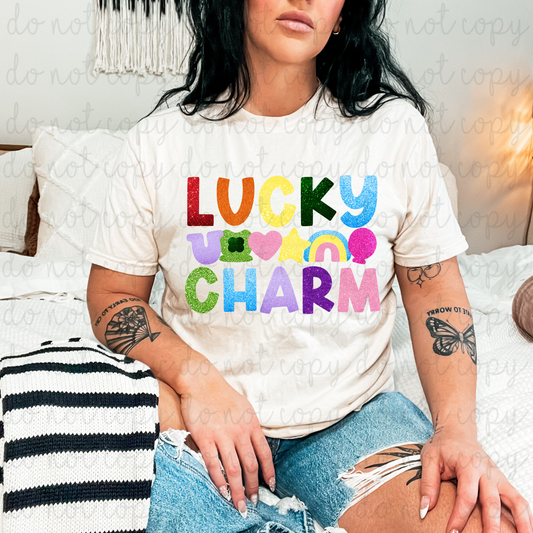 Colorful Lucky Charm DTF Transfer