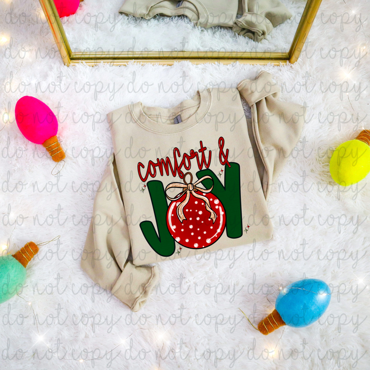 Comfort & Joy PNG Digital Download