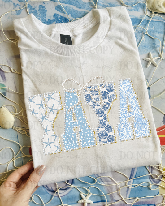 Coquette Beach Yaya DTF Transfer