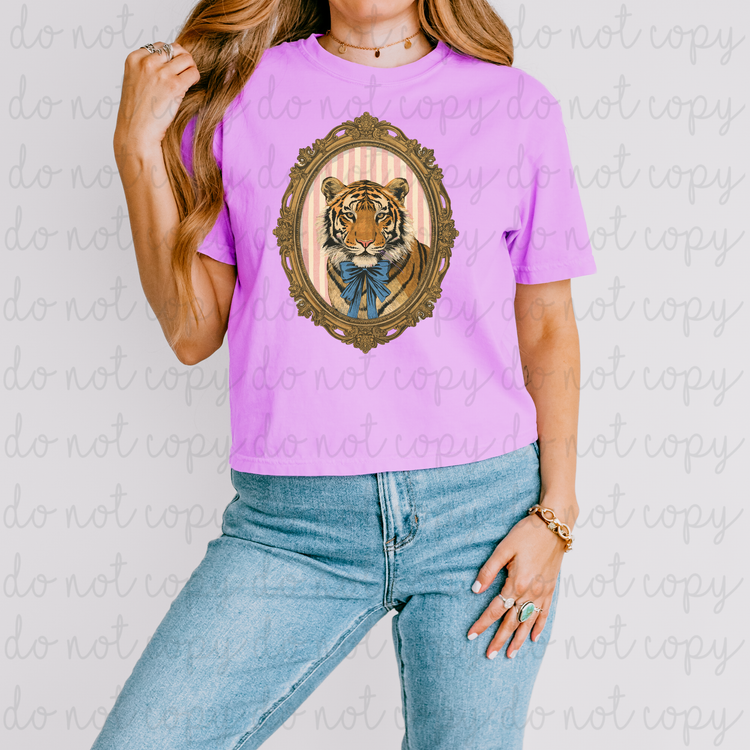 Coquette Tiger Frame DTF Transfer