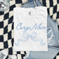Corgi Mom Blue Coquette DTF Transfer