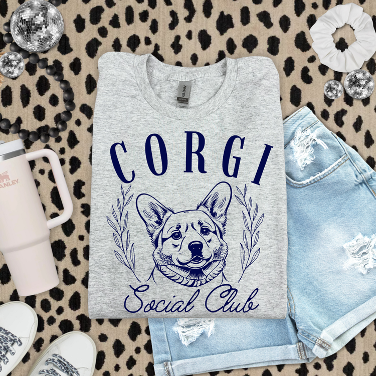 Corgi Social Club DTF Transfer