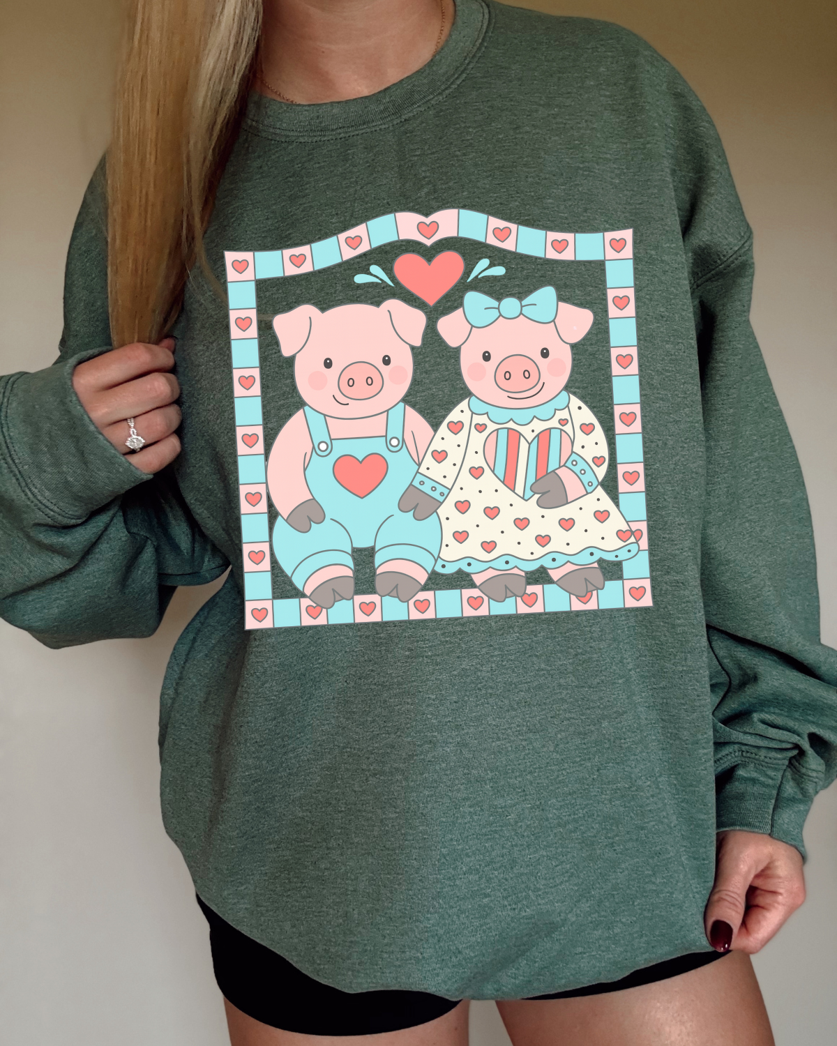 Grandma's Closet Country Pigs DTF Transfer