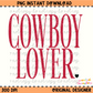 Cowboy Lover PNG Digital Download