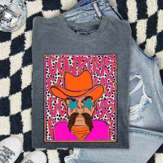 Preppy Stacked Cowboys DTF Transfer