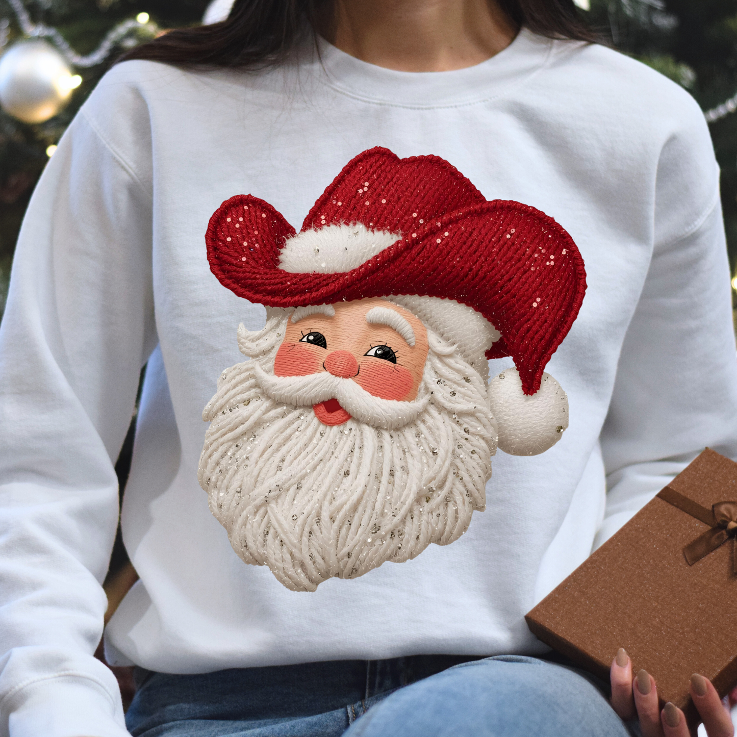 Cowboy Santa DTF Transfer