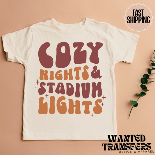 Cozy Nights & Stadium Lights DTF Transfer