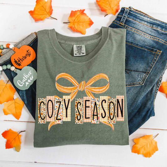 Cozy Season Patchwork DTF Transfer