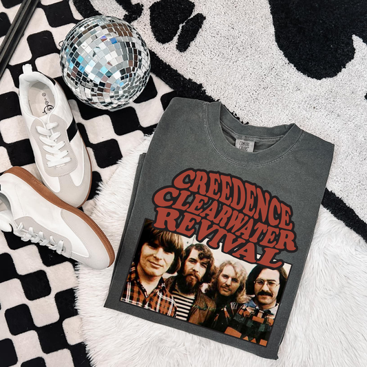 Creedence Clearwater Revival DTF Transfer