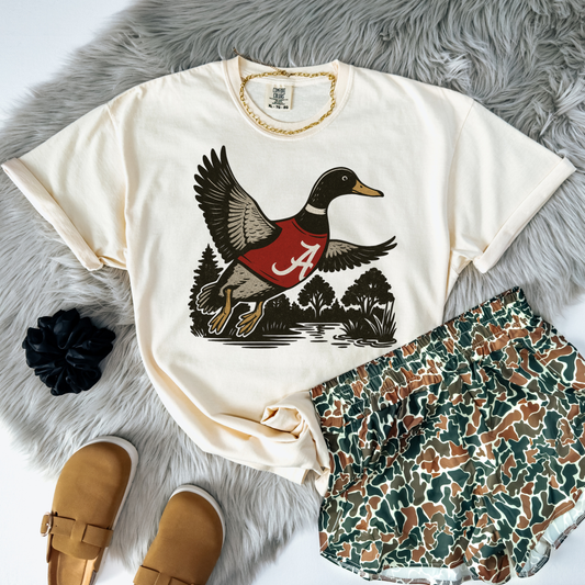 Mallard Game Day Crimson Tide DTF Transfer