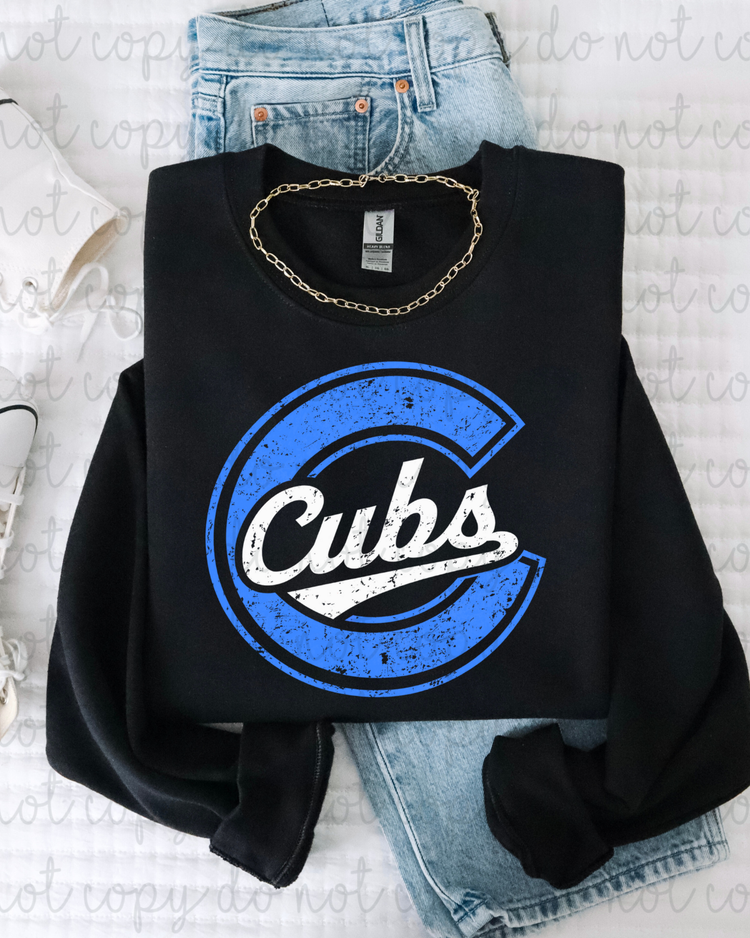 White Cubs DTF Transfer