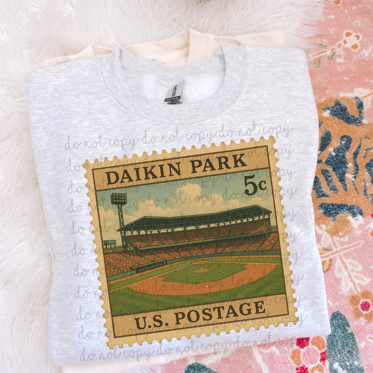 Vintage Stamp Daikin Park DTF Transfer