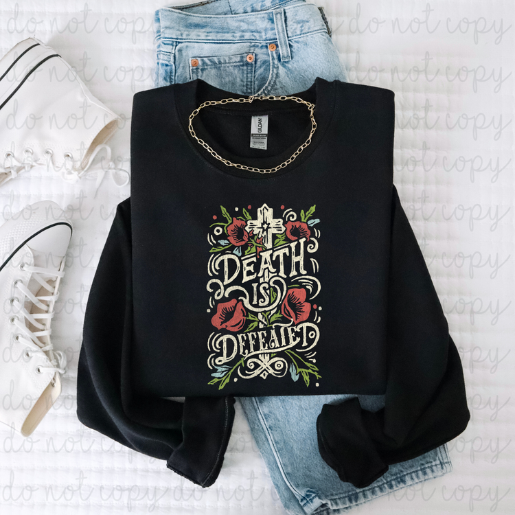 Death Is Defeated DTF Transfer