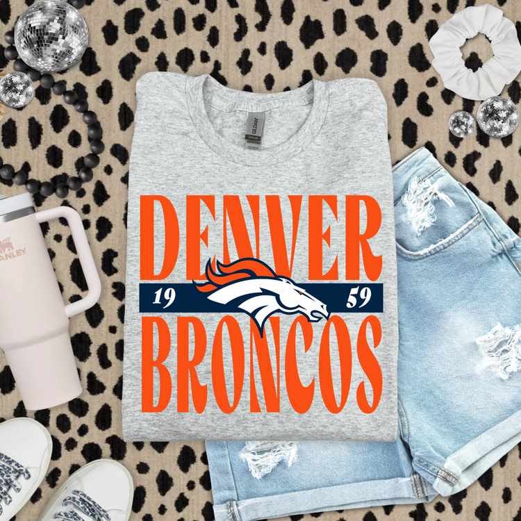 Denver Broncos Score DTF Transfer