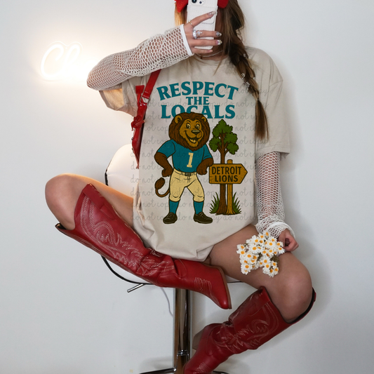 Respect the Locals Detroit DTF Transfer