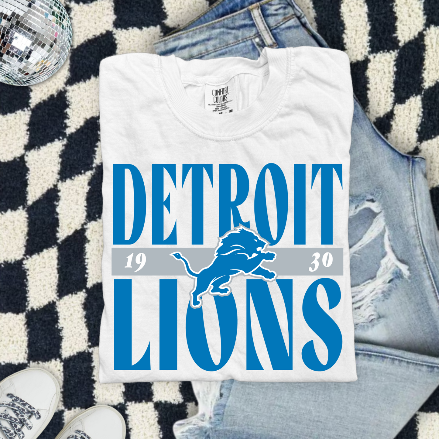 Detroit Lions Score DTF Transfer