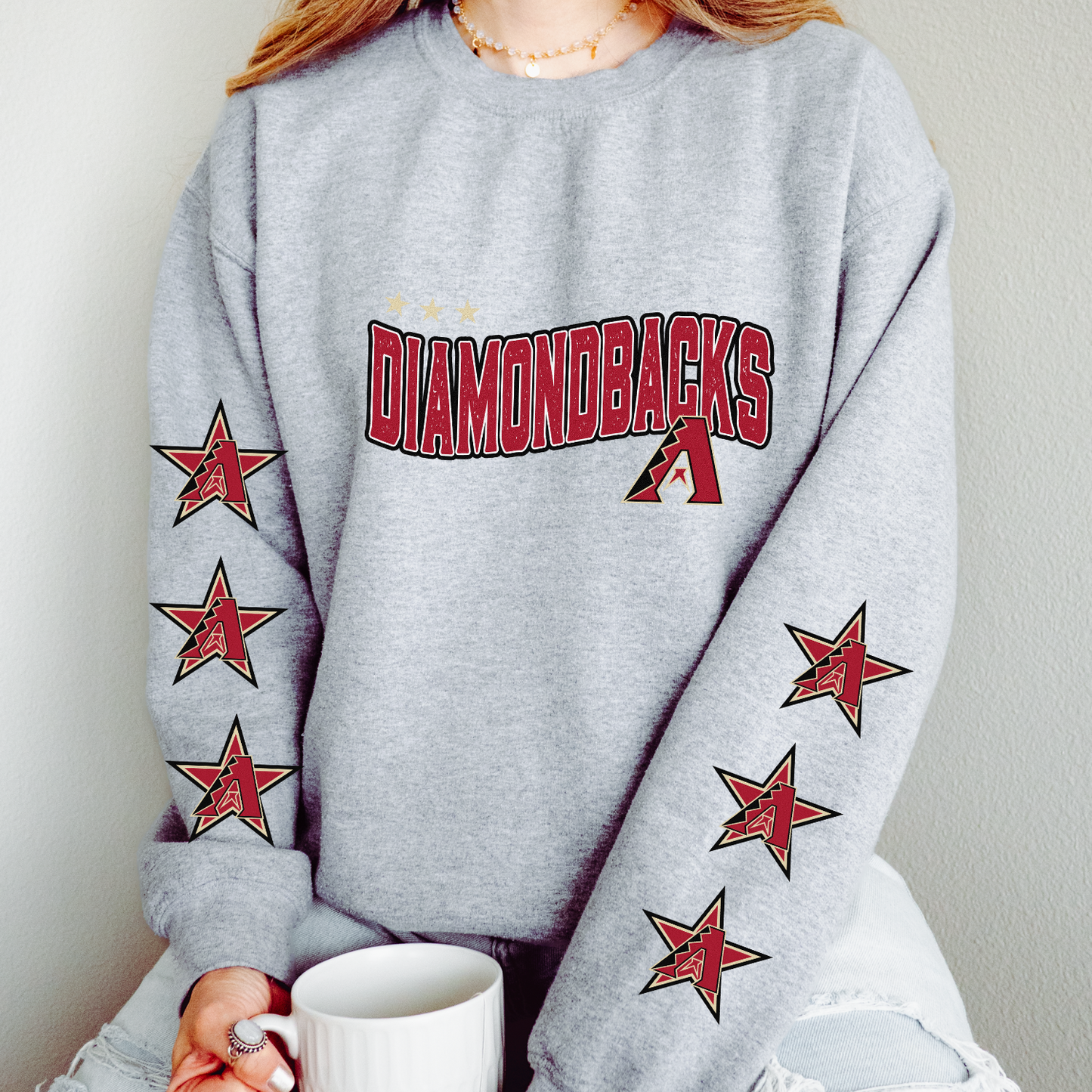 Diamondbacks Star DTF Transfer (BOTH SLEEVE + FRONT)