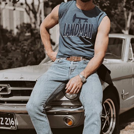 Distressed Landman DTF Transfer