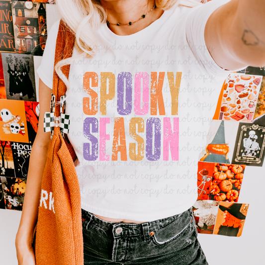 Distressed Spooky Season DTF Transfer