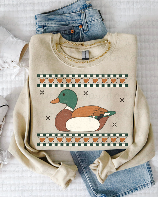 Distressed Vintage Duck DTF Transfer