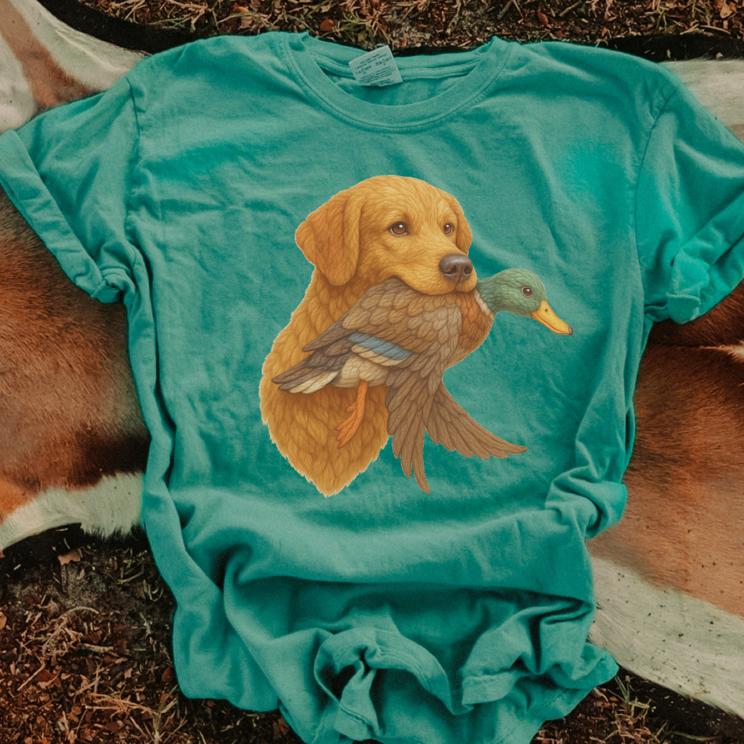 Dog Hunting Duck DTF Transfer