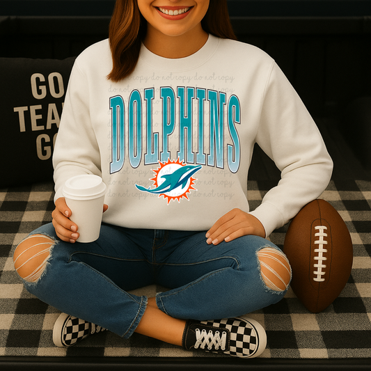 Dolphins DTF Transfers