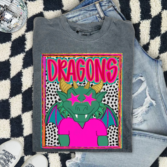 Preppy Dragons DTF Transfer
