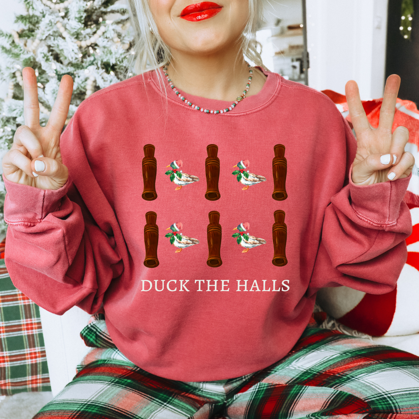 Duck The Halls DTF Transfer