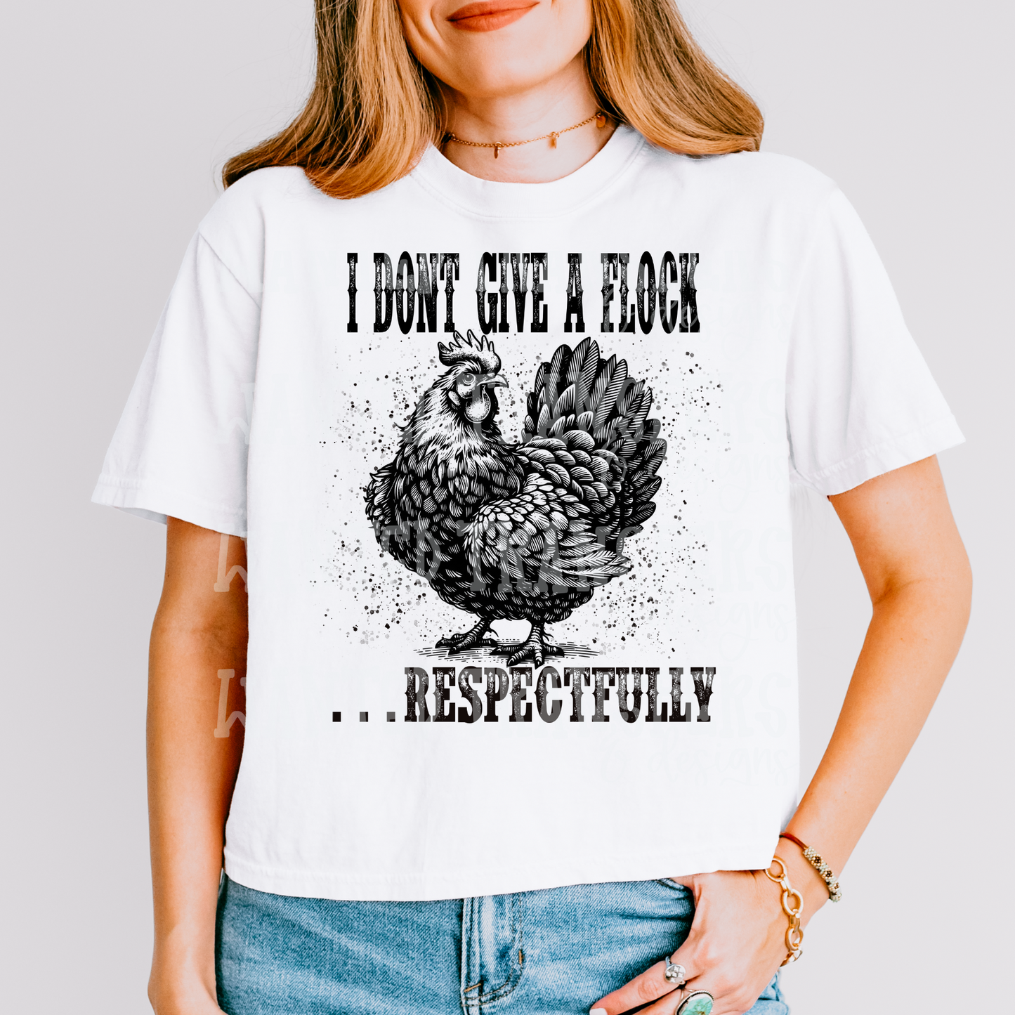 I Don't Give a Flock Exclusive Sublimation Transfer