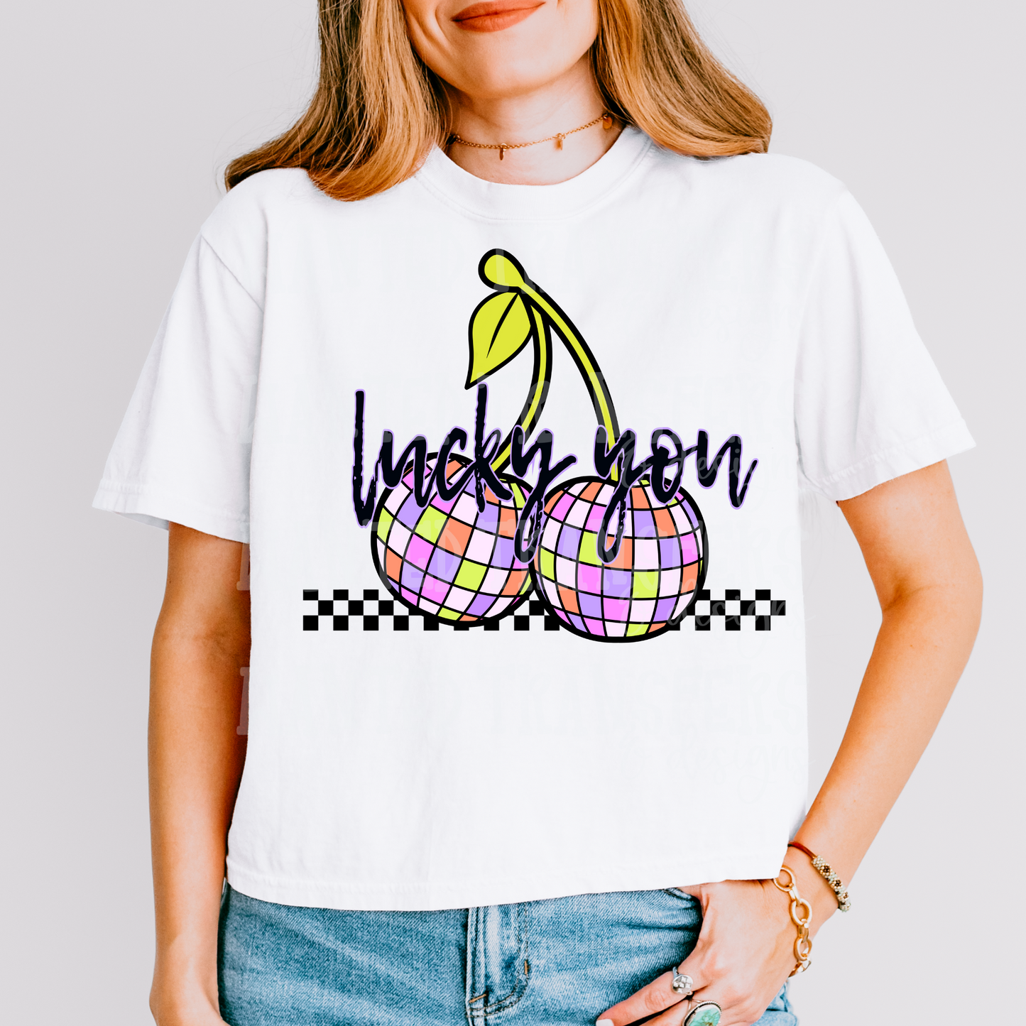 Lucky You Cherries Exclusive Sublimation Transfer