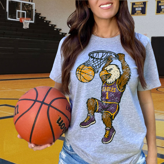 Eagles Purple Gold DTF Transfer