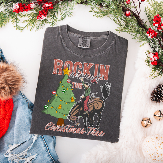 Rockin' Around The Christmas Tree DTF Transfer